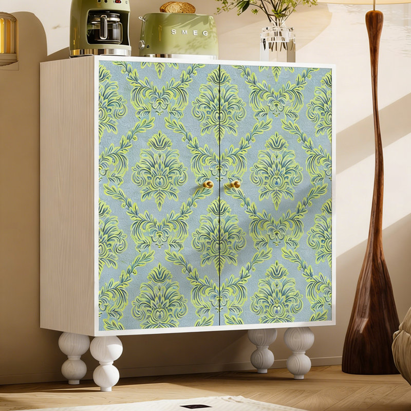 Armoire de vestibule en bois massif Luxury, Ivoire ivoire