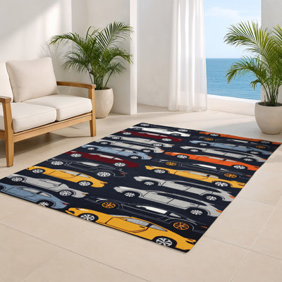 Tapis intérieur et extérieur mauve Transport
