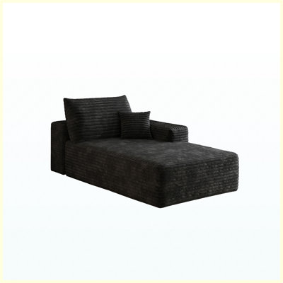 Convertible Sleeper Sofa Bed Black