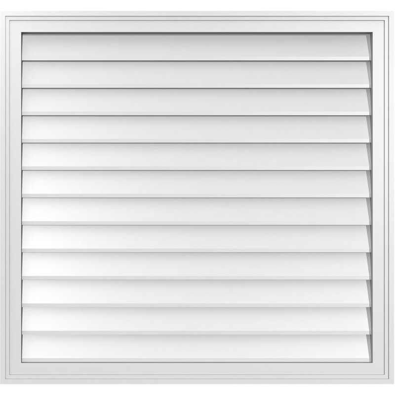Cadre en brique, brun clair apprêté, H 36 po x l 38 po x P 1,5 po