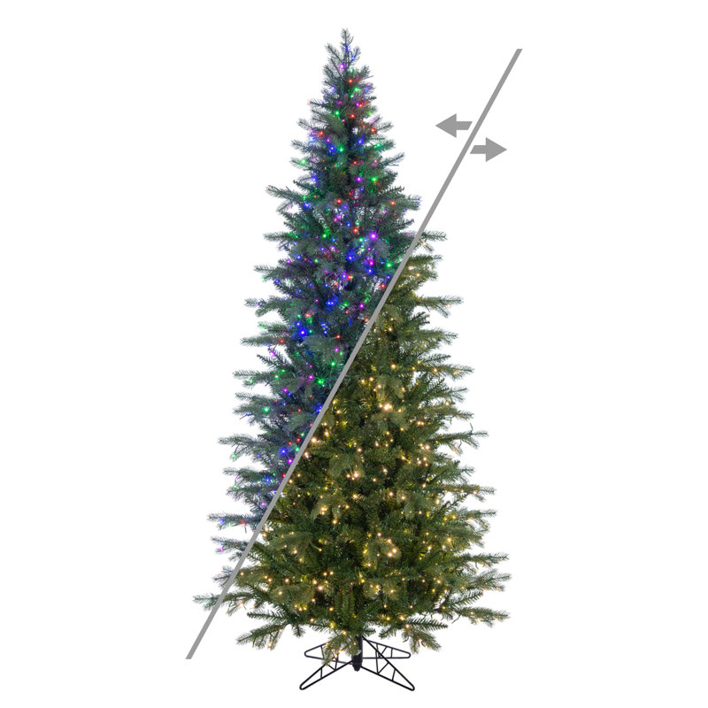 Gowri 4.5' H Lighted Artificial Pine Christmas Tree