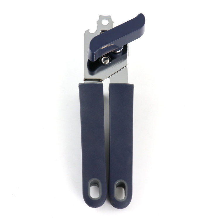 Oster Bluemarine 2 Piece Stainless Steel Can Opener and Tongs Set in Navy Blue