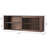 47.24" Chinese Style Double-Layer Solid Wood Wall-Mounted Storage Shelf, Display Cabinet, Showcase. Suitable for Study, Living Room, and Dining Room