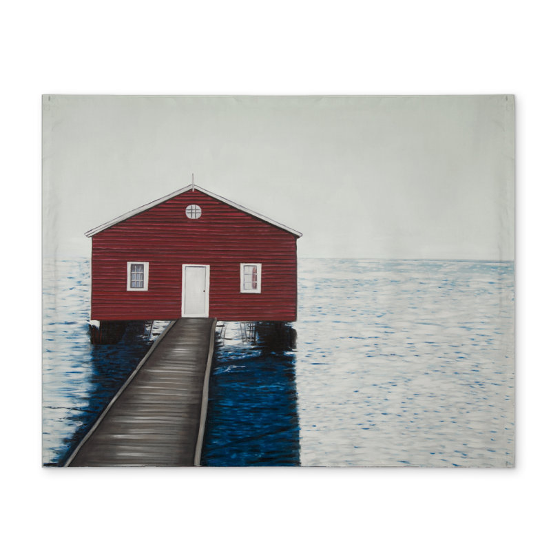 Boathouse Marine Coastal Blue Polyester Placemat - Home Decor
