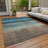 Machine Washable Indoor/Outdoor Xhevrie Blue Rug-1704760293