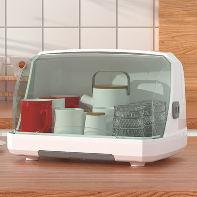 Boîte de rangement pour tasses de bureau avec trous de drainage