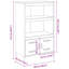 Ahasuerus 68cm Sideboard-1681479957