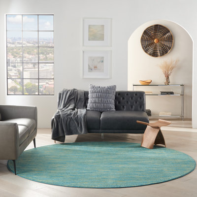 Nourison Essentials Blue/Green Area Rug