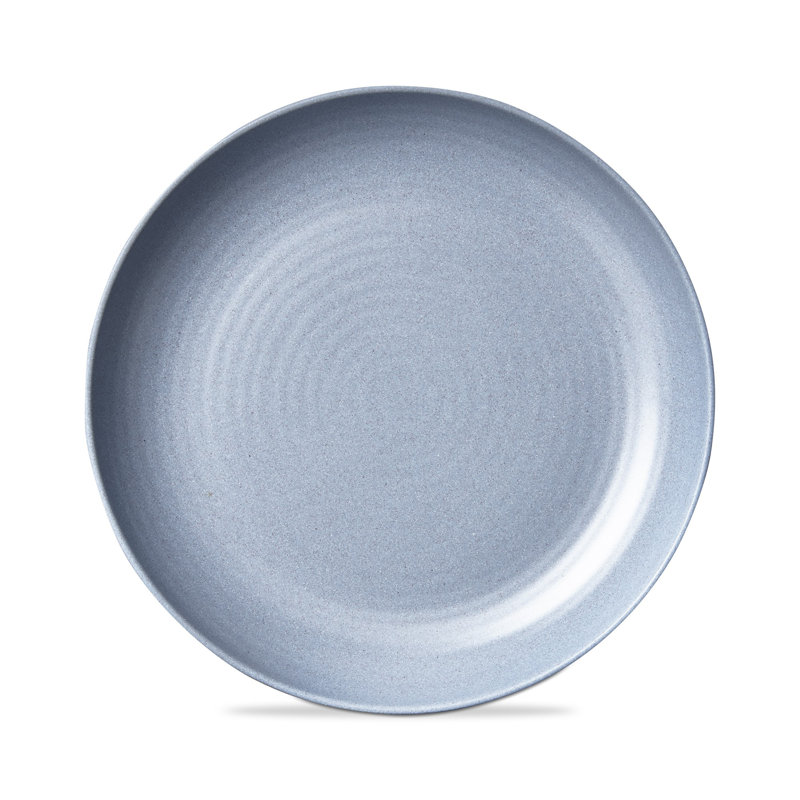Assiette plate en mélamine Brooklyn, Bleu clair