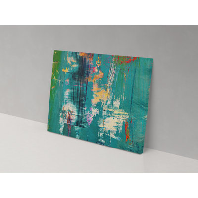 Brushstrokes Of Colour - Wrapped Canvas Painting