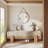 55" Upholstered Entryway Bench with Padded Seat, Shoe Bench for Bedroom or Living Room-381961750