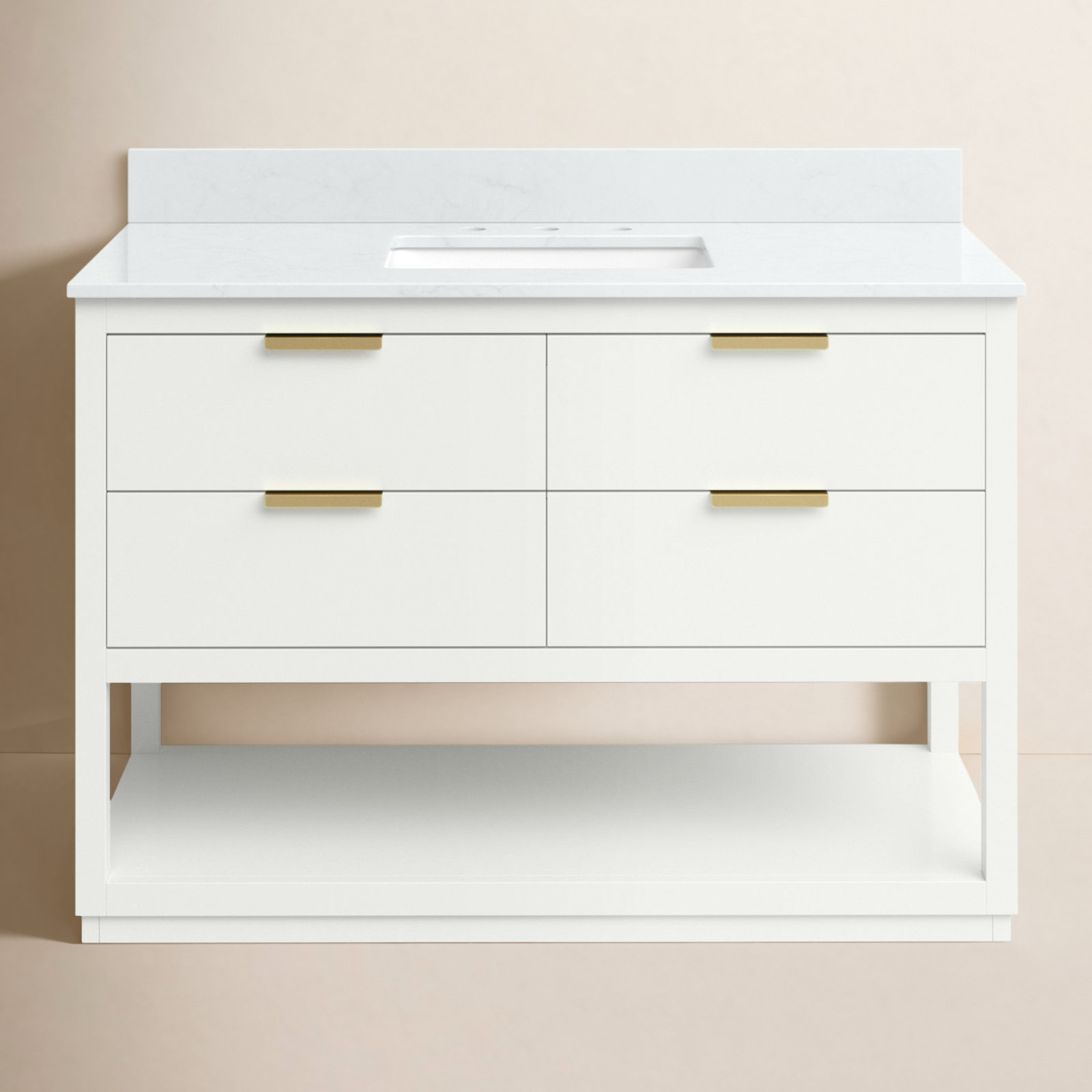 Felicity 48'' Single Bathroom Vanity, White