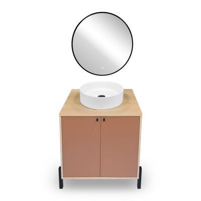Azelle 169.2mm Bathroom Vanity with Basin