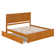 Madison Solid Wood Platform Bed with Matching Footboard and Trundle