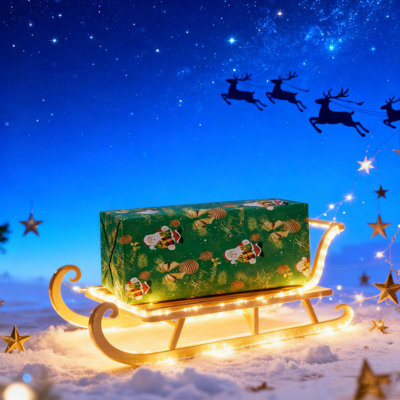 Christmas Decorations Roll Of Christmas Wrapping Paper 5 Meters Christmas Gift Wrapping Paper
