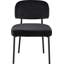 Chaise rembourrée en tissu performance velours Zarelle-333222570