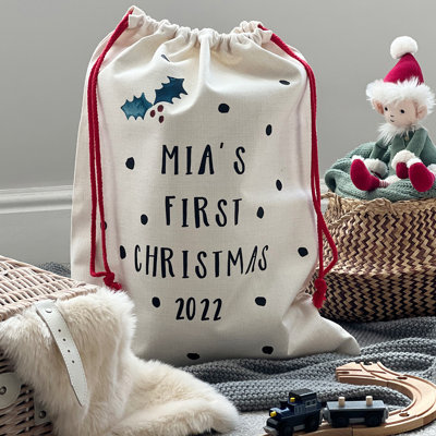 First Christmas Santa Sack