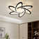Modern 6 - Light 25.2" Acrylic LED Flush Mount