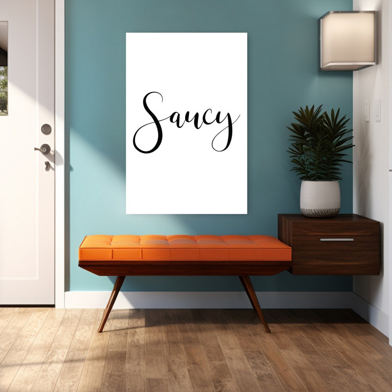 Saucy, art contemporain abstrait, H 48 po x l 32 po