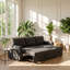Upholstered 82 " Linen L-Shaped Sectional