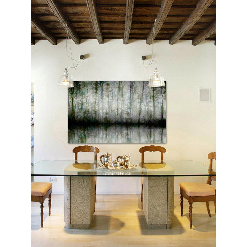 "Wispy Trees Reflect" par Parvez Taj, impression sur toile tendue, 40 po x 60 po
