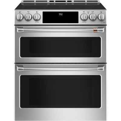 Café 30" 6.7 cu. ft. Smart Slide-in Electric Range with Induction Cooktop