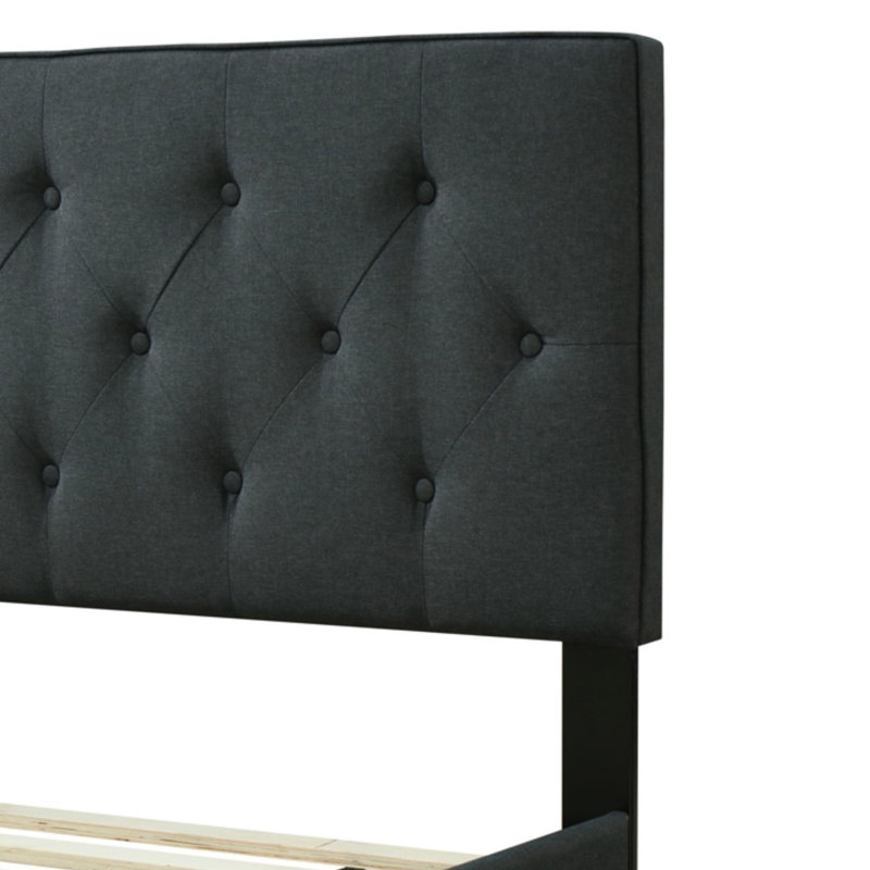 Lit capitonné dans une boîte avec USB, Double
