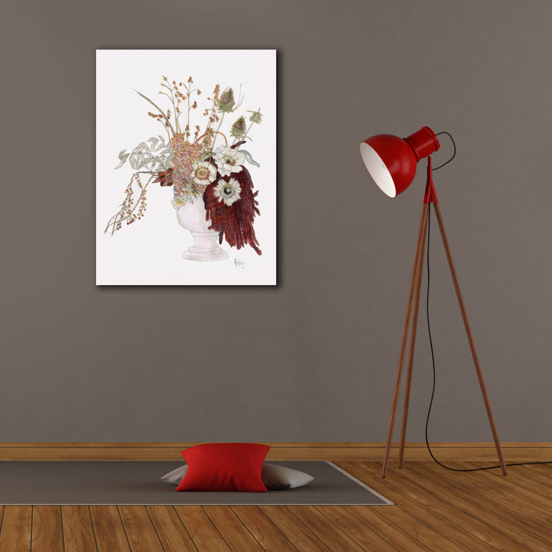 Art mural sur toile, "Bountoun Bouqet" par Ashley Bradley, H 34 po x l 26 po