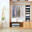 6 Tier Shelf Hanging Closet Organizer, Closet Hanging Shelf With 2 Sturdy Hooks For Storage,2 Pack, Foldable-419122339-419122361