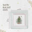Christmas Tree POLKA DOT SQUARE PLATTER 10"