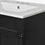 Meuble-lavabo de salle de bain 24 po avec lavabo supérieur 24 po, meuble de rangement moderne à 2 niveaux-44394353