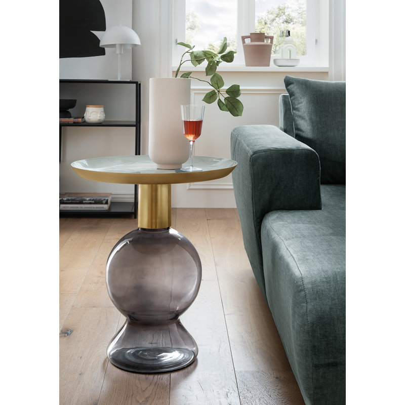 Alisdair Tray Top Pedestal End Table