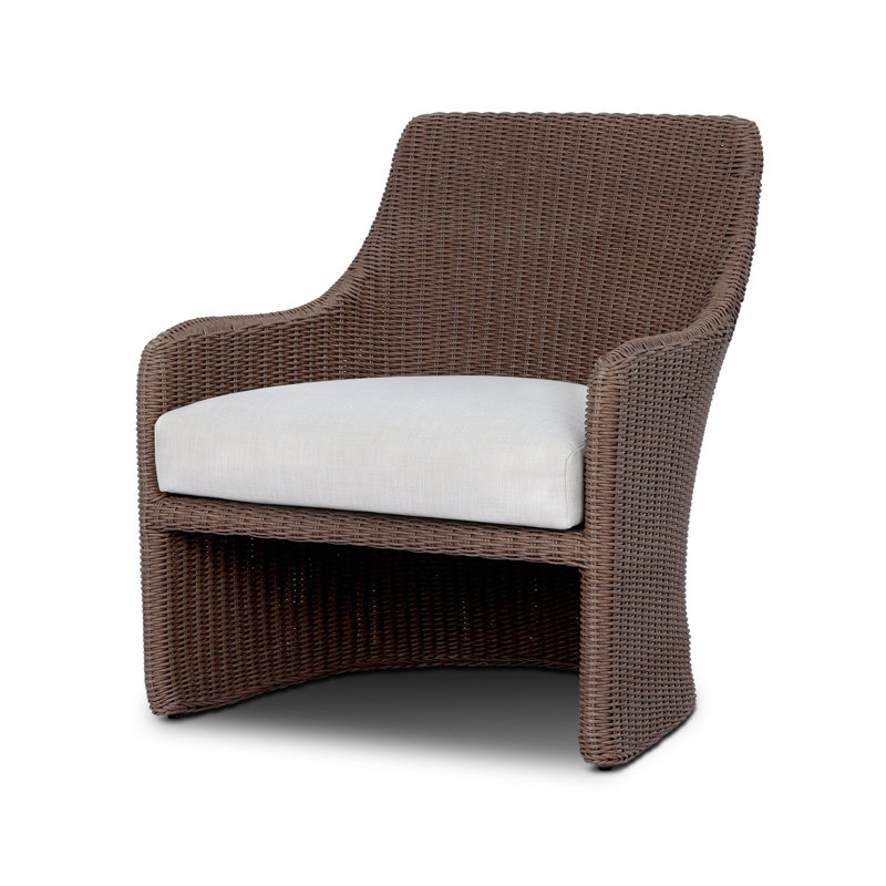 Chaise d'extérieur Blaire - blanc rétro, Tissage tanné