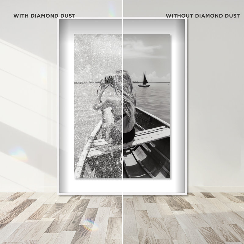 Frame Of Solitude Print by Oliver Gal, 55.5"H x 37.5"W, White Shadowbox