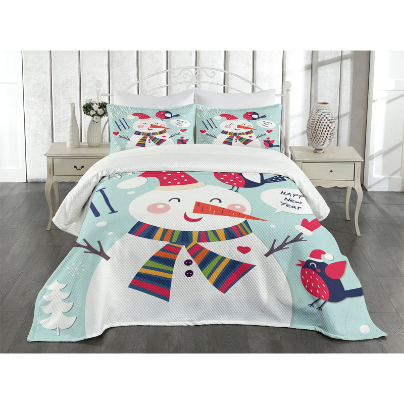 Children's Bedding, Queen Coverlet + 2 Shams