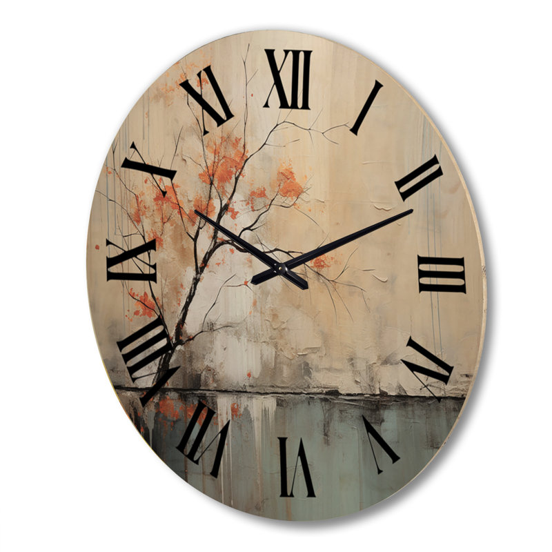 Horloge murale en bois massif Steinmar, Très grand