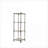 Storage Shelving Unit, 4-Tier Heavy Duty Stainless Steel, 100lbs/Shelf, White | White | Stainless Steel-1795874269