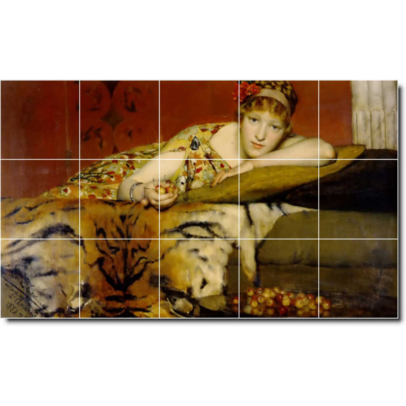 Carreau de peinture murale 40 po x 24 po 8 po x 8 po, Femme 104