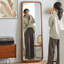 Miroirs pleine longueur rectangulaires en bois massif