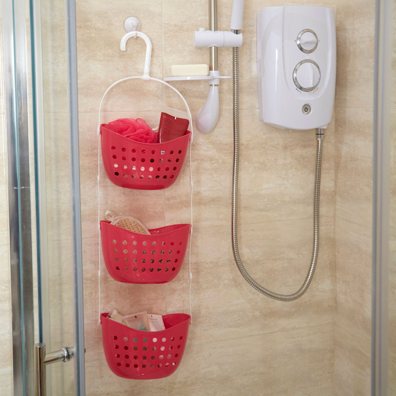 Alanson Shower Caddy, Hot Pink