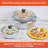 Imusa 1.5, 2.5, And 5.2 Qt 3pc Basic Caldero Set With Glass Lid