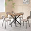 Cotton Blend Upholstered Metal Stacking Accent-1822553900