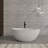 55 Inch Freestanding Solid Surface Soaking Bathtub For Bathroom