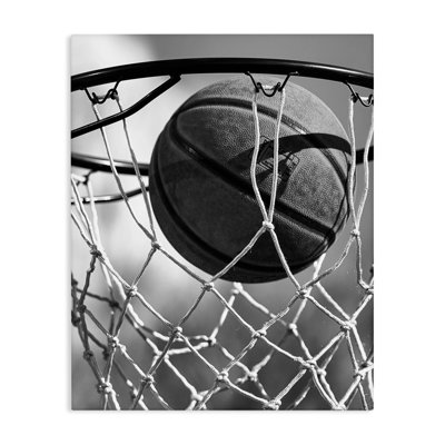 Toile «Winning Basket Shot», conception de Marcus Prime
