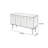 Light Luxury Linear Buffet Table