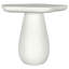 Table d'appoint blanche Trevor avec sommet en forme de nuage