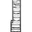 Solution de rangement pour réservoir - support cylindrique de 15,55 po x 12,99 po x 49,8 po, pouvant accueillir des réservoirs de 50 lb et 30 lb, acier au carbone avec une excellente durabilité, support d'oxygène à sangles en nylon à fixation rapide pour les tailles de tailles, fait de