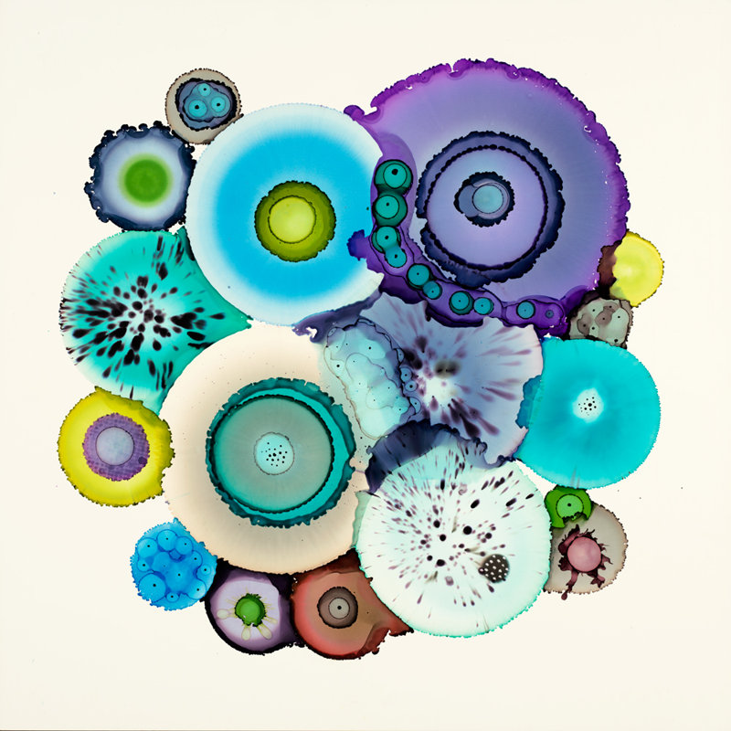«Stuck» par Laura Van Horne, reproduction d'art sur papier encadrée, H 20 po x l 20 po x p 2 po