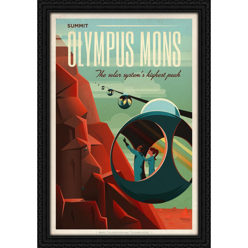 Olympus Mons, 40" H x 28" W
