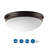 Mccully Glass LED Flush Mount-28676760-28676758